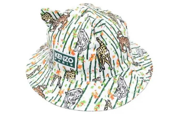 KENZO Cotton Bucket Hats Kids' Multicolor