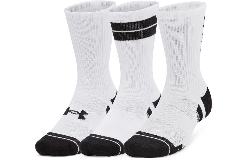 Under Armour SS23 Crew Socks Unisex White