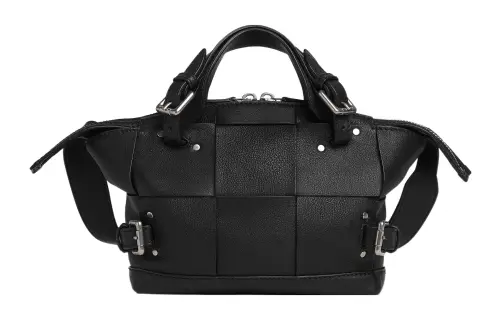 Bottega Veneta Cow Leather One Shoulder Handbag Women's Black