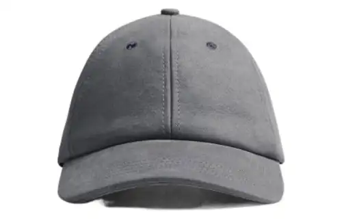 Bottega Veneta Cow Leather Baseball Caps Men's Gray