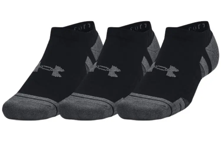 Under Armour Ankle Socks Unisex 3 Pack Black