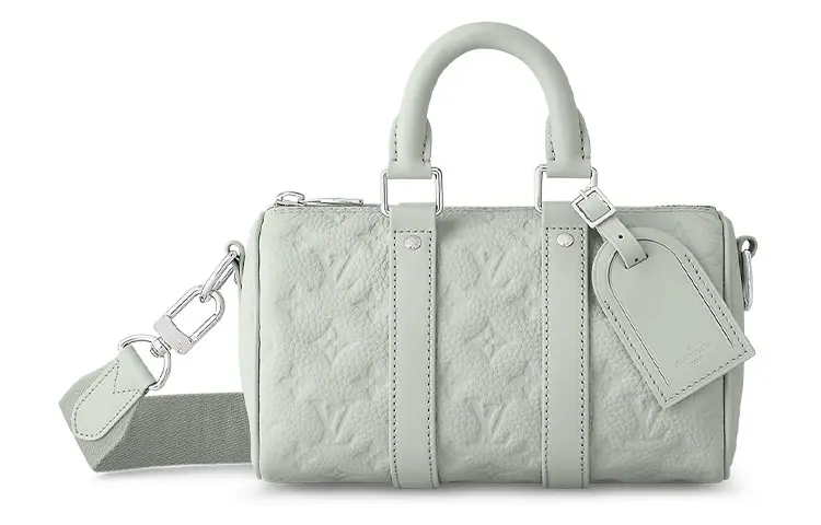 LOUIS VUITTON Keepall Bandouliere 25 Mineral Gray
