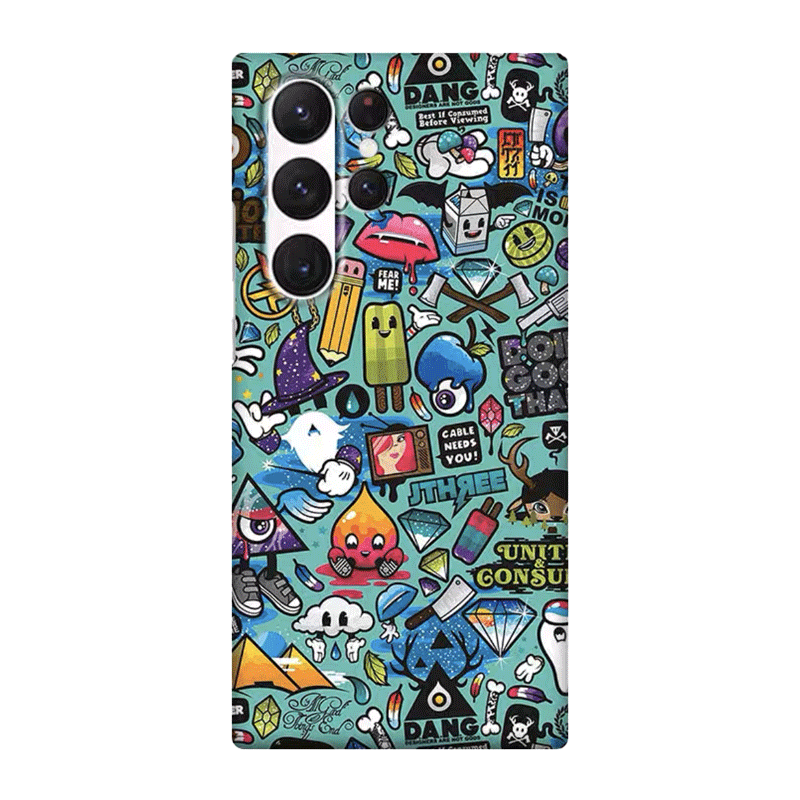 ME SKINS Samsung, S23, S22, classic compatible ultra thin phone case, print, fall protection