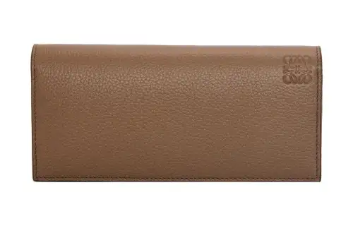 LOEWE Soft Grain Calfskin Wallet Men's Winter Brown