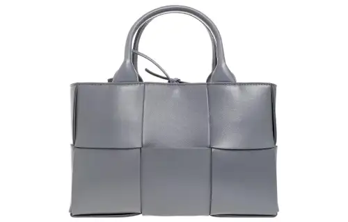 Bottega Veneta Lambskin Tote Bag, Shopping Bag, Shoulder Bag, Crossbody Bag, Handbag Mini Women's Gray