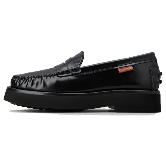 TOD'S Penny-Slot Round Toe Loafers Women's