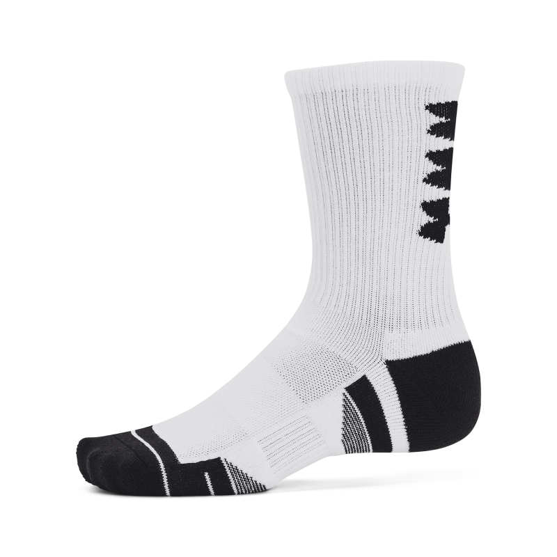 Under Armour SS23 Crew Socks Unisex White