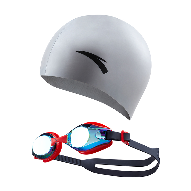 Comfortable professional sports swimming cap anti-fog, silicone set for swimming, swimming pool for men and women