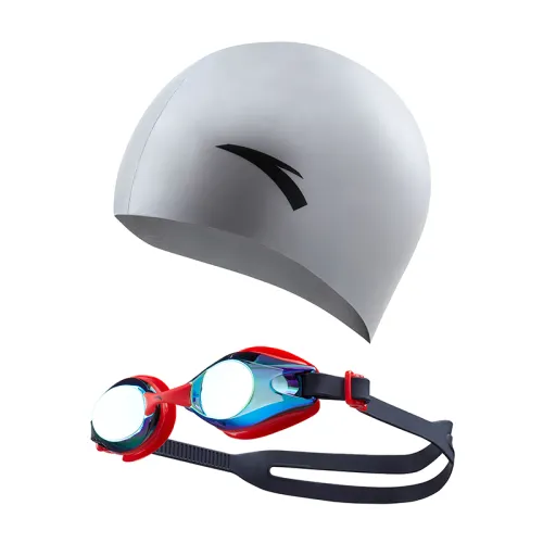 Comfortable professional sports swimming cap anti-fog, silicone set for swimming, swimming pool for men and women