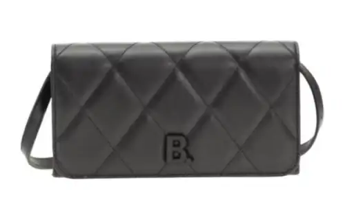 Balenciaga Leather Crossbody Bag, Shoulder Bag Women's Black