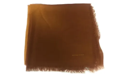 Bottega Veneta Knit Scarves Unisex Brown