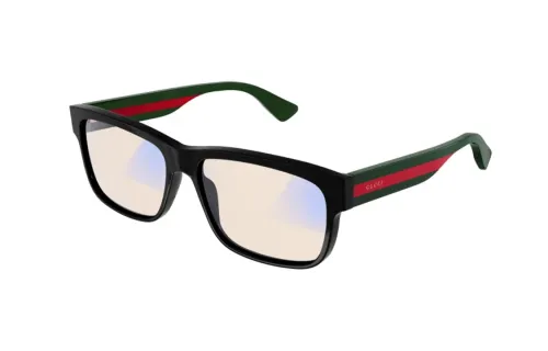 GUCCI Rectangular Eyeglass Frames Women's Black