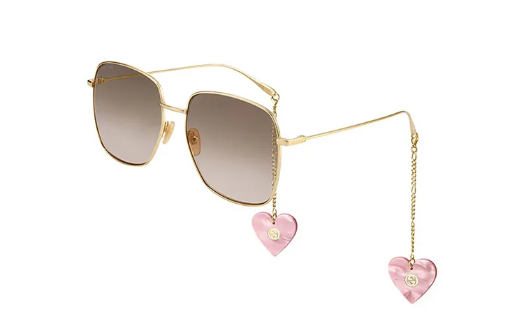 GUCCI Square Rectangle Sunglasses