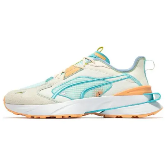 PUMA Pwrframe Casual Shoes Unisex Low-Top Orange Pink
