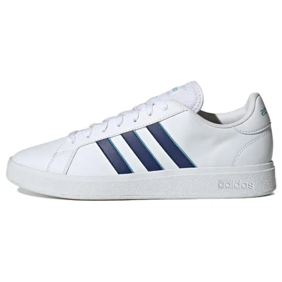 Adidas Neo GRAND COURT Skateboard Shoes Men Low-Top White Blue