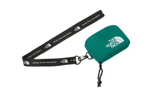 THE NORTH FACE Recycled Material Halter Coin Purse Mini Unisex Green