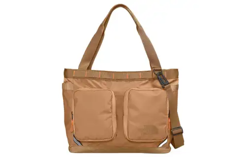 THE NORTH FACE 25L One Shoulder Crossbody Portable Outdoor Bag Polyester Brown Unisex