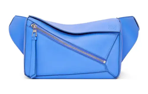 LOEWE Cow Leather Crossbody Fanny Pack Small Men's Blue