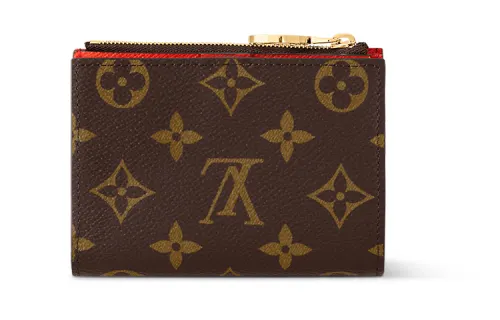 LOUIS VUITTON Canvas Wallet Women's Brown