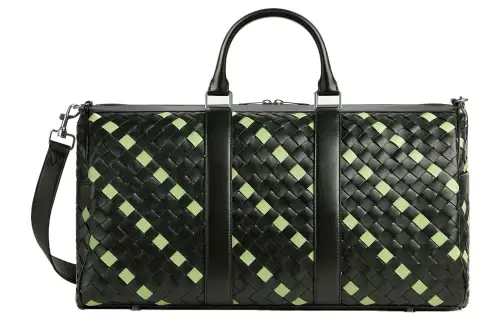 Bottega Veneta Calfskin Shoulder Bag, Crossbody Bag, Handbag Medium Men's Dark Green/Fennel