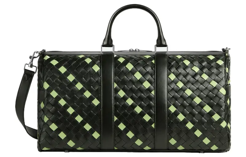 Bottega Veneta Calfskin Shoulder Bag, Crossbody Bag, Handbag Medium Men's Dark Green/Fennel