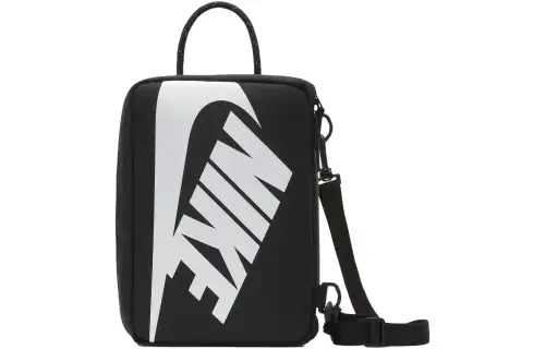 Nike Polyester Shoe Box Bag, Handbag, Shoulder Bag, Crossbody Bag, Storage Bag Unisex Black