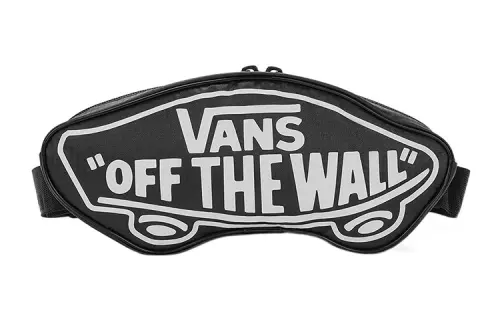Vans Polyester One Shoulder Crossbody Fanny Pack Regular Unisex Black