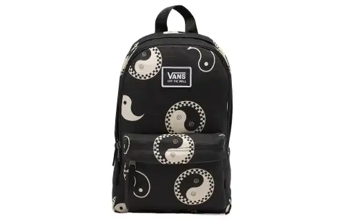 Vans Backpack Unisex Black White