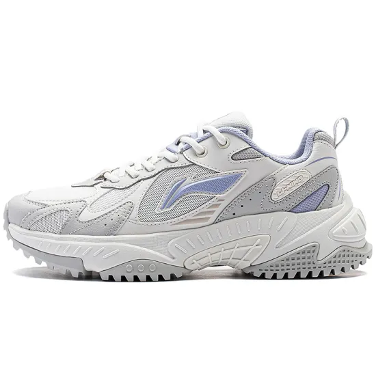 LINING Venus 2.0 Casual Shoes Women's Low-Top Champagne White/Antarctic Gray