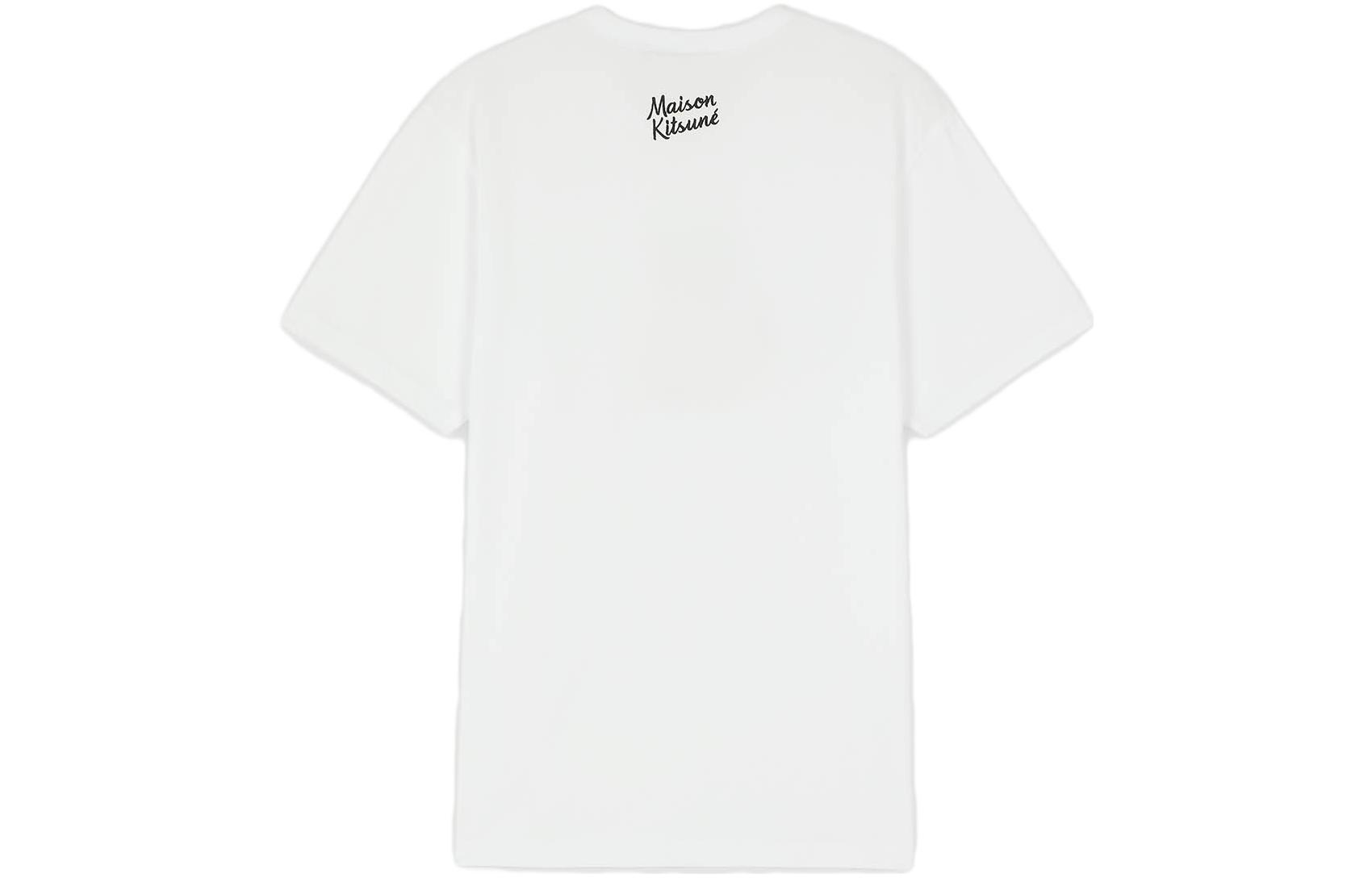 Мужская футболка Maison Kitsune SS23 (белая) — фото 2