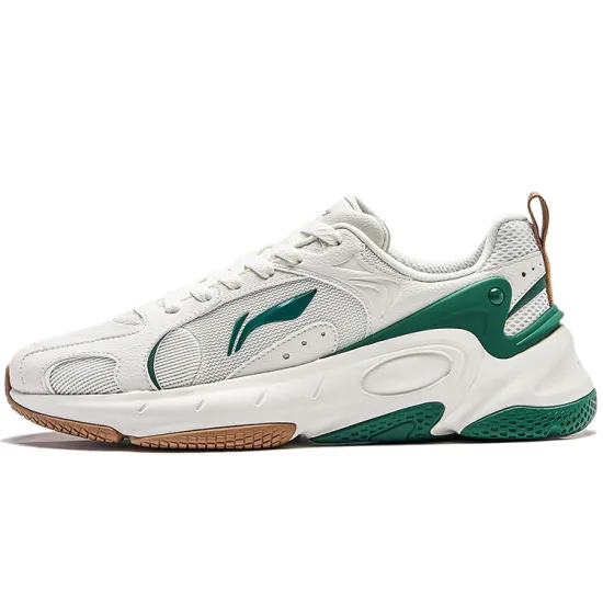 LINING Coconut Milk Casual Shoes Men Low-Top White/Green