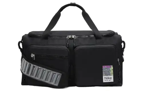 Nike Fabric Luggage Bag, Shoulder Bag, Crossbody Bag, Handbag, Travel Bag Unisex Black