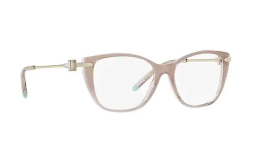 TIFFANY & CO. Acetate Irregular Shape Sunglasses Women's Gold
