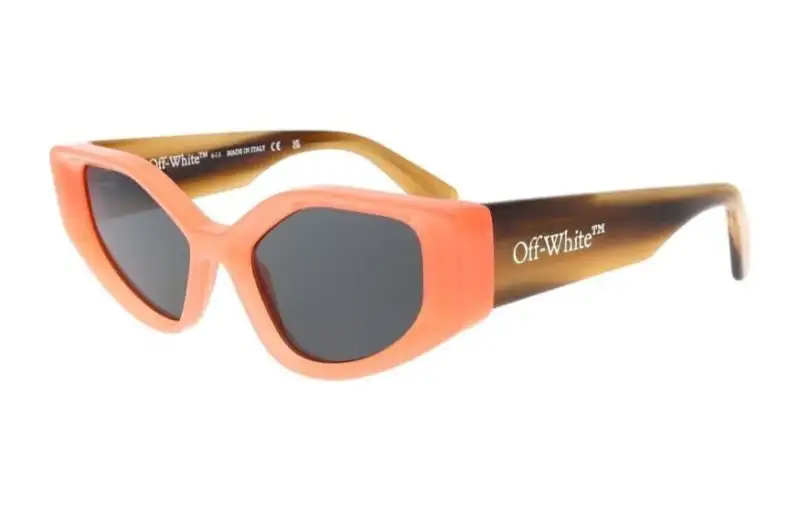 OFF-WHITE Memphis Pentagonal Frame Sunglasses
