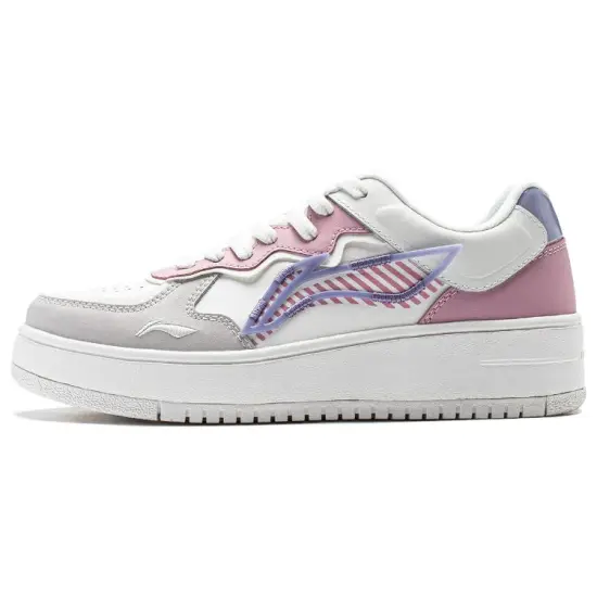 LINING Rise The Phoenix Casual Shoes Women's Low-Top Gray Pink/Purple