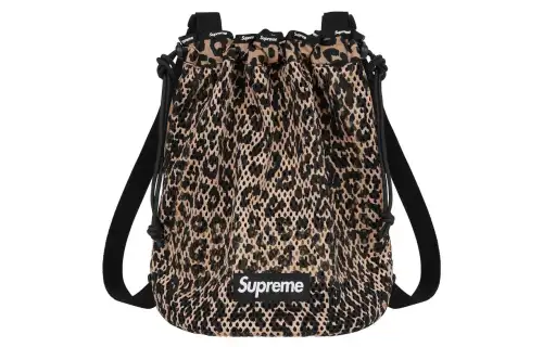 Supreme Polyester Backpack Small Unisex Leopard Print