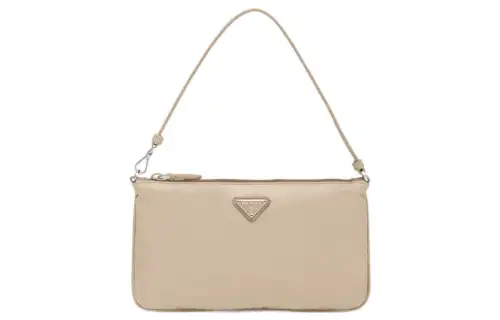PRADA Re Nylon Mini Bag Desert Beige