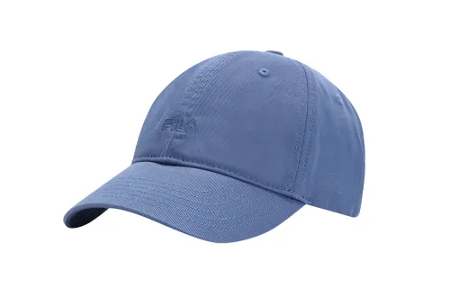 FILA Cotton Baseball Caps Unisex Blue