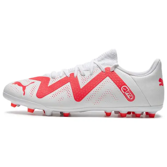 Puma Future Play Football Shoes Men Low-top White/Red
