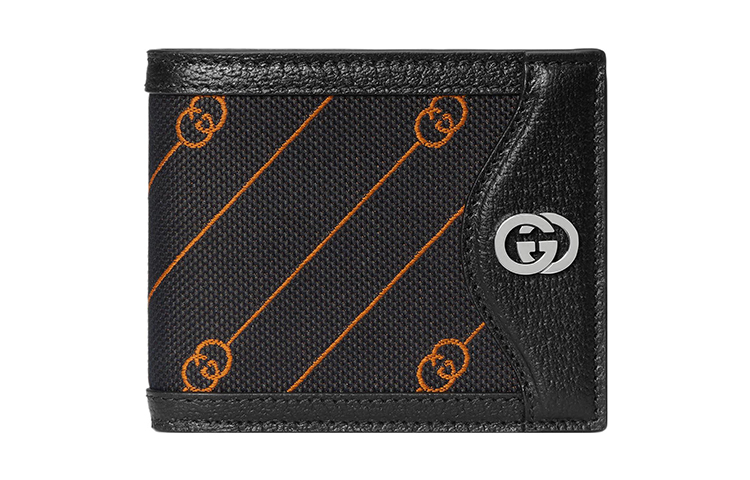 Мужской кошелек Gucci interlocking 751882-FAB7D-1066 (черный)