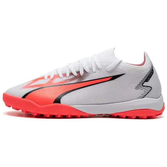 PUMA Ultra Match Football Shoes Men Low-top White/Red/Black