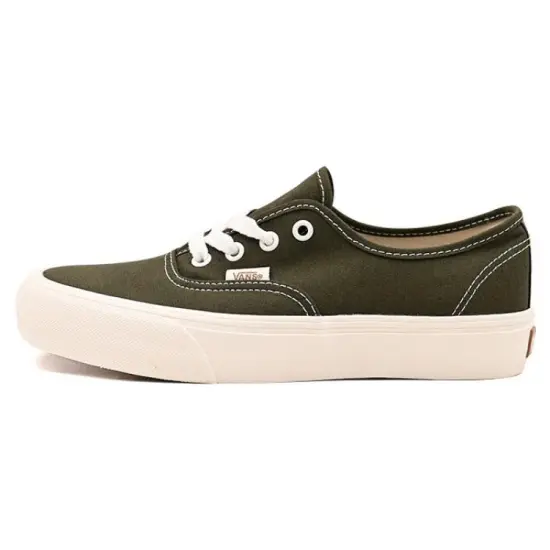Vans Authentic Skateboarding Shoes Unisex Low-top Green