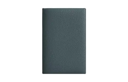 HERMES Calvi Evercolor Calfskin Card Holder Women's Y7Bleu Orage Hurricane Blue