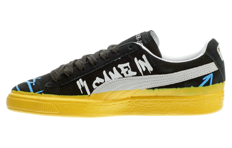 Alexander John x кожзаменитель Низкий ботинок MA Suede G-Tag с принтом для отдыха панель обувь мужской стиль черный