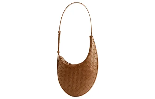 Bottega Veneta Woven Zipped Hobo Bag