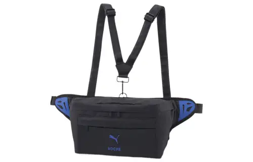 PUMA Puma x KOCHÉ joint model brand logo puma cat logo convertible polyester fiber backpack backpack waist bag regular men and women same style couple model black