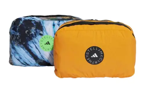 Adidas Stella McCartney Collaboration Recycled Polyester Travel Bag Women's Blue/Orange