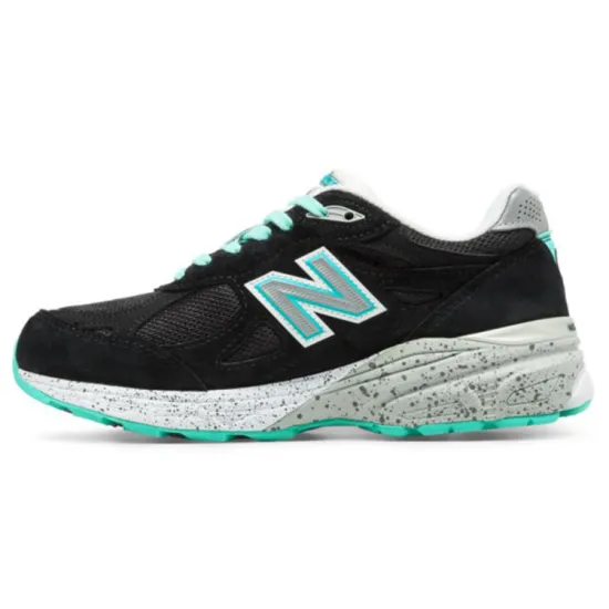 New Balance 990v3 Black Grey Teal
