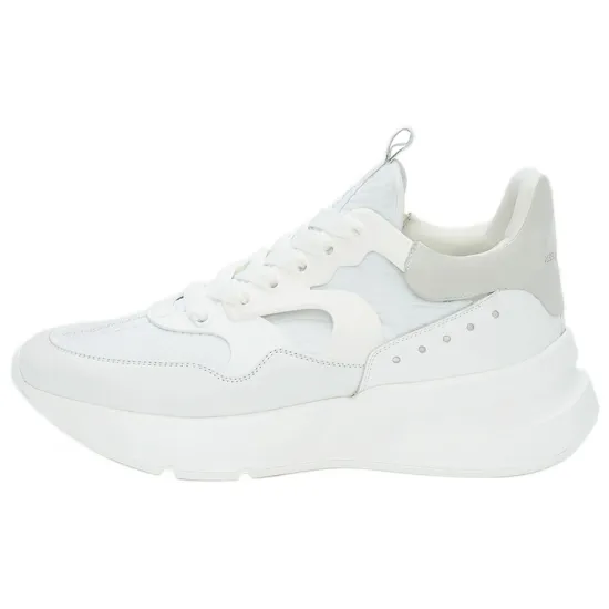 Alexander McQueen Oversized Runner White Silver