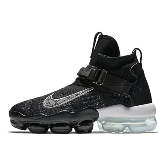 Nike Air VaporMax Premier Flyknit Black Metallic Silver White